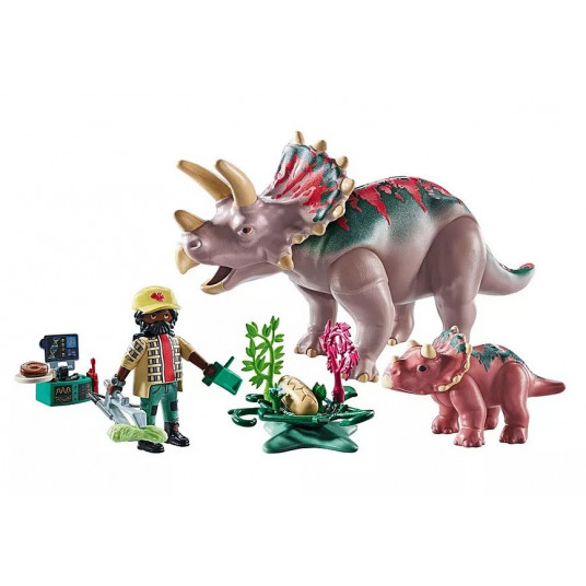Set with figurines Dinos 71821 Triceratopsy