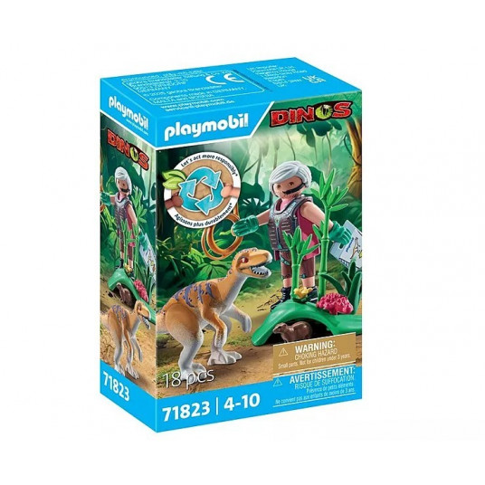 Set with figurines Dinos 71823 Welociraptor