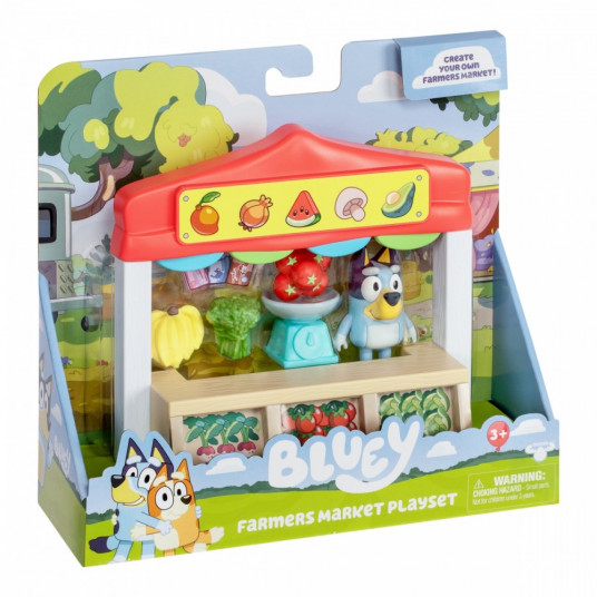 Figūru komplekts Mini Bluey pārtikas veikals