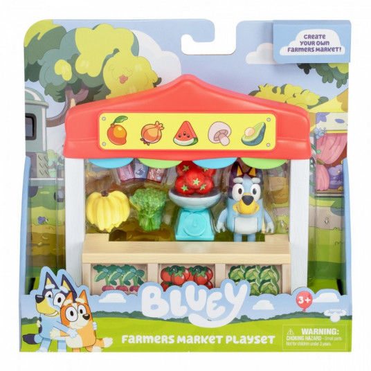 Figūru komplekts Mini Bluey pārtikas veikals