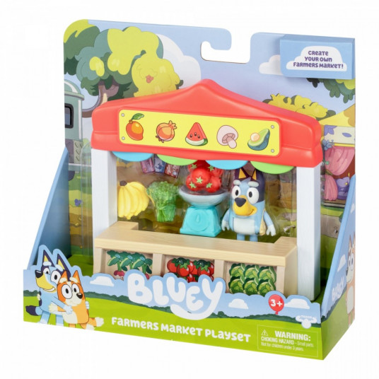 Figūru komplekts Mini Bluey pārtikas veikals