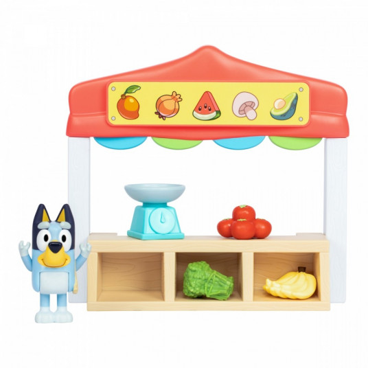 Figūru komplekts Mini Bluey pārtikas veikals