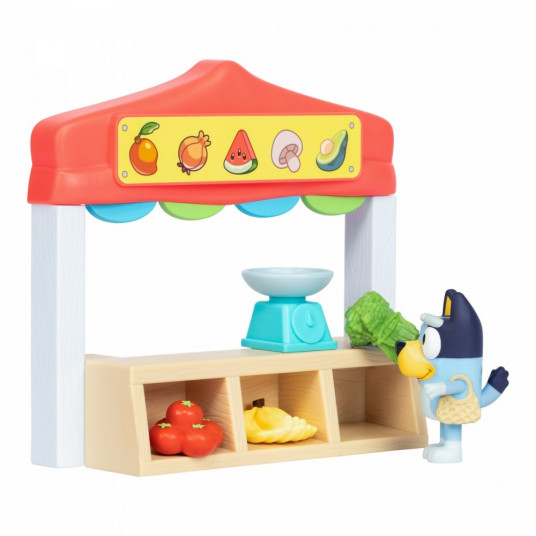 Figūru komplekts Mini Bluey pārtikas veikals