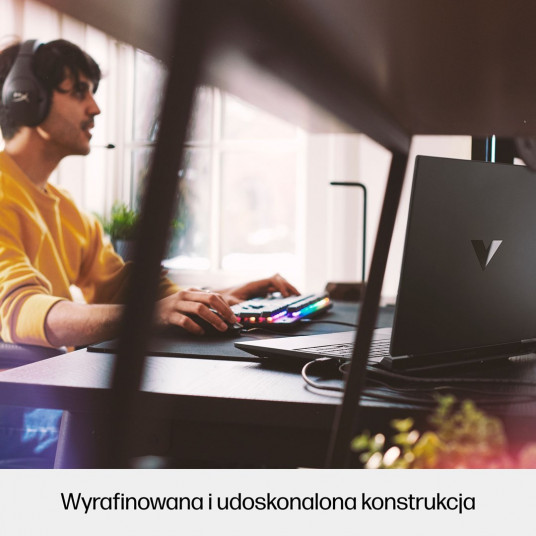 HP Victus 15-fa0989nw - Core i5-12450H | 15,6"-144Hz | 16GB | 512GB | Win11Home | RTX3050 | Sudraba miza