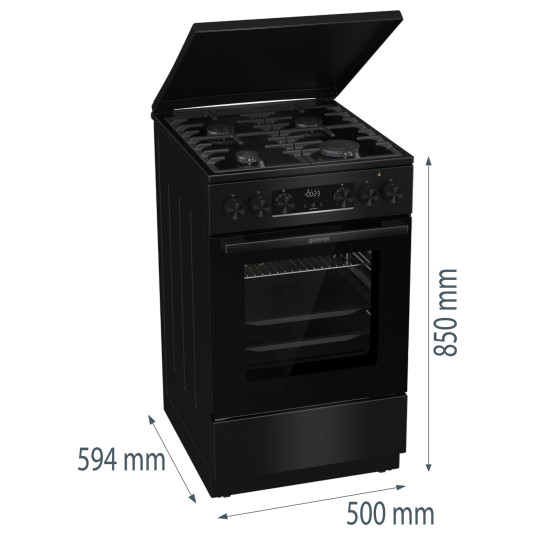 Plīts GORENJE MEKS5141BM