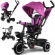 Tiny Bike 3in1 pink tricycle with a roof SP0650