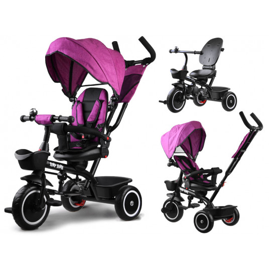Tiny Bike 3in1 pink tricycle with a roof SP0650