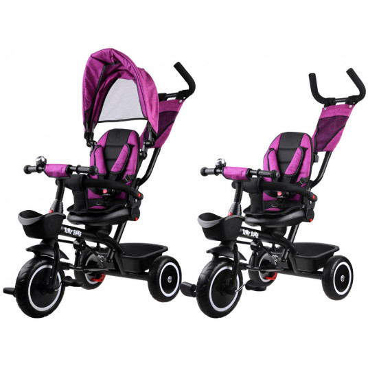 Tiny Bike 3in1 pink tricycle with a roof SP0650