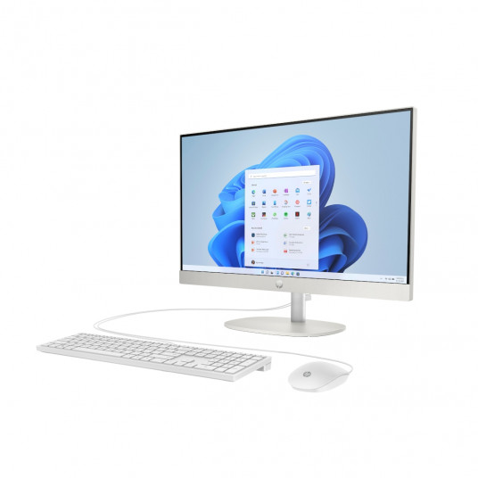 HP All-in-One PC 27-cr0113ng [68,5cm (27") FHD displejs, Intel Core i3-1315U, 16GB RAM, 512GB SSD, Iris Xe Graphics, Windows 11]