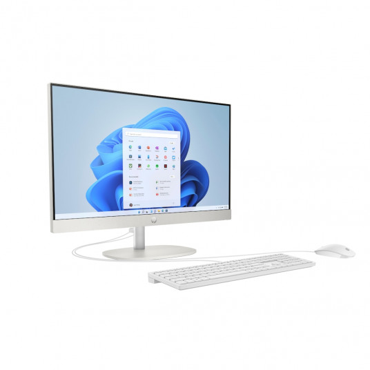 HP All-in-One PC 27-cr0113ng [68,5cm (27") FHD displejs, Intel Core i3-1315U, 16GB RAM, 512GB SSD, Iris Xe Graphics, Windows 11]