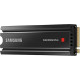 Samsung 980 PRO ar radiatoru 2000 GB, SSD formas koeficients M.2 2280, SSD interfeiss M.2 NVMe 1.3c, Rakstīšanas ātrums 5100 MB/s, Lasīšanas ātrums 7000 MB/s