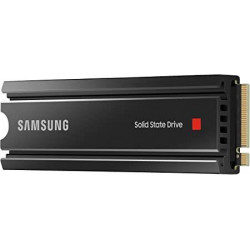 Samsung 980 PRO ar radiatoru 2000 GB, SSD formas koeficients M.2 2280, SSD interfeiss M.2 NVMe 1.3c, Rakstīšanas ātrums 5100 MB/s, Lasīšanas ātrums 7000 MB/s