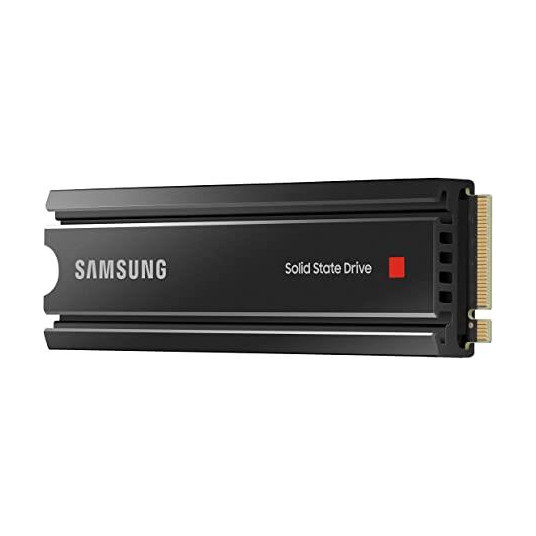 Samsung 980 PRO ar radiatoru 2000 GB, SSD formas koeficients M.2 2280, SSD interfeiss M.2 NVMe 1.3c, Rakstīšanas ātrums 5100 MB/s, Lasīšanas ātrums 7000 MB/s