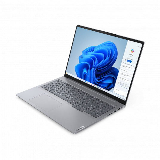 Klēpjdators Lenovo ThinkBook 16 G7 ARP, 16 WUXGA, AMD Ryzen 7, RAM 32GB, 1TB SSD, AMD Radeon 680M Graphics, Windows 11 Pro, Arctic Grey 21MW001FGE