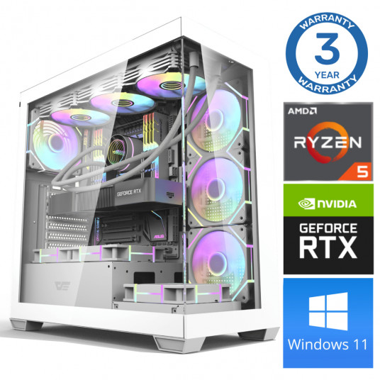INTOP Ryzen 5 7500F 16GB DDR5 1TB SSD M.2 NVME RTX5060Ti 16GB WIN11