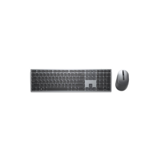 Dell Premier Multi-Device Keyboard and Mouse KM7321W Wireless, Wireless (2.4 GHz), Bluetooth 5.0, Batteries included, US International (QWERTY), Titan grey