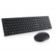 Dell Pro Keyboard and Mouse KM5221W Wireless, Wireless (2.4 GHz), Batteries included, US International (QWERTY), Black