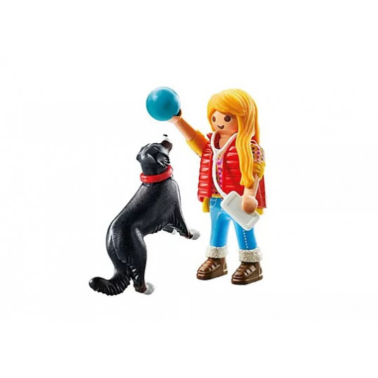 My Life 71738 Woman with Mountain Dog