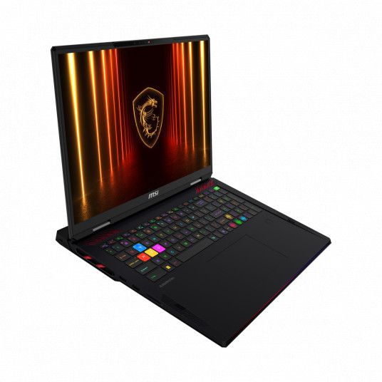 Klēpjdators MSI Raider 18 HX AI A2XWIG-075, 18 UHD+, Intel Core Ultra 9, RAM 64GB, 4TB SSD, NVIDIA GeForce RTX 5080, Windows 11 Home, Core Black 001824-075