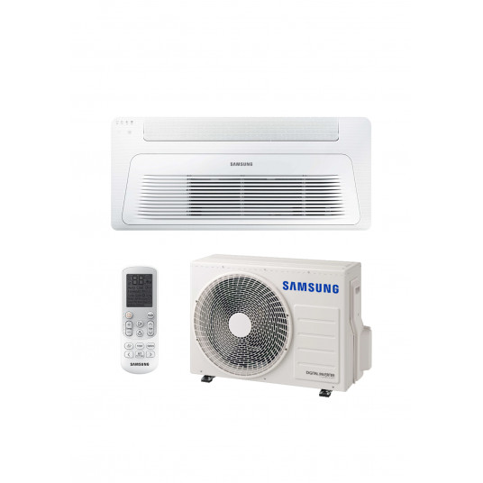 SAMSUNG BEVĖJĖS vienvirziena kasešu tipa 2,6/3,3 kW gaisa kondicionieru komplekts AC026RN1DKGEU + AC026RXADKGEU + PC1NWFMAN + AR-EH03E