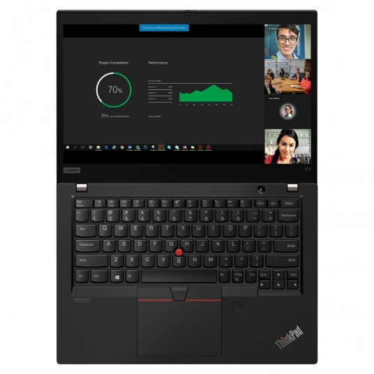 Klēpjdators Lenovo ThinkPad X13 Gen 2, 13.3 WUXGA, Intel Core i5, RAM 8GB, 256GB SSD, Intel Iris Xe Graphics, Windows 10 Pro, Villi Black 20WK00AHGE