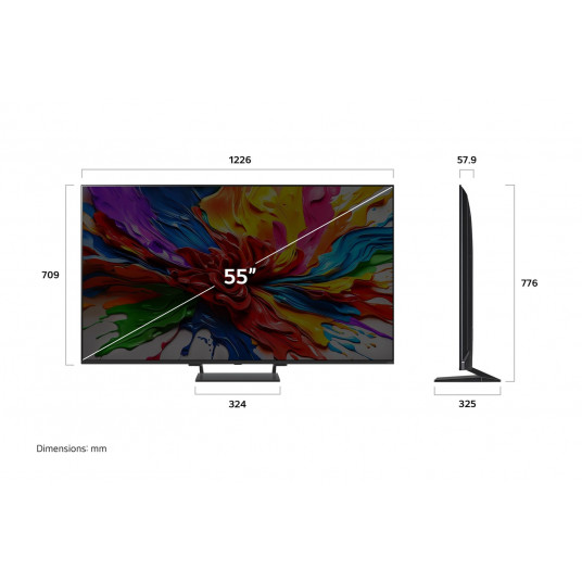 Televīzija LG 55QNED93A6A 4K QLED MiniLED 55" Smart