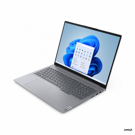 Klēpjdators Lenovo ThinkBook 16 G6 ABP, 16 WUXGA, AMD Ryzen 5, RAM 16GB, 512GB SSD, AMD Radeon Graphics, Windows 11 Pro, Arctic Grey 21KK007QMH
