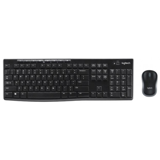 Tastatūra un pele Logitech MK270 920-004509 Wireless EN Black