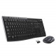 Tastatūra un pele Logitech MK270 920-004509 Wireless EN Black