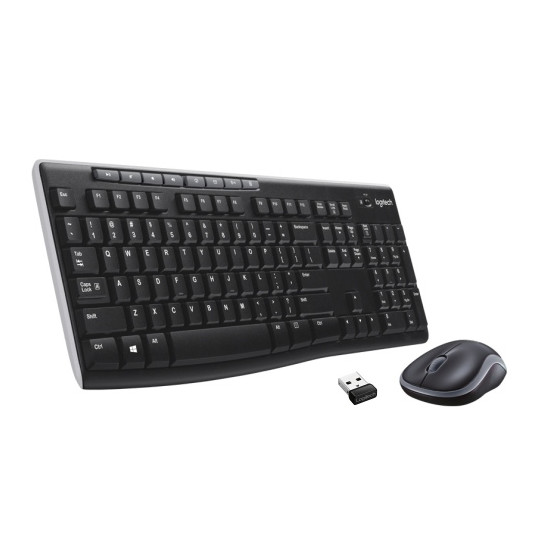 Tastatūra un pele Logitech MK270 920-004509 Wireless EN Black