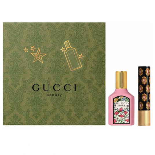 Gucci Flora Gorgeous Gardenia Edp 30ml lūpu krāsas komplekts@