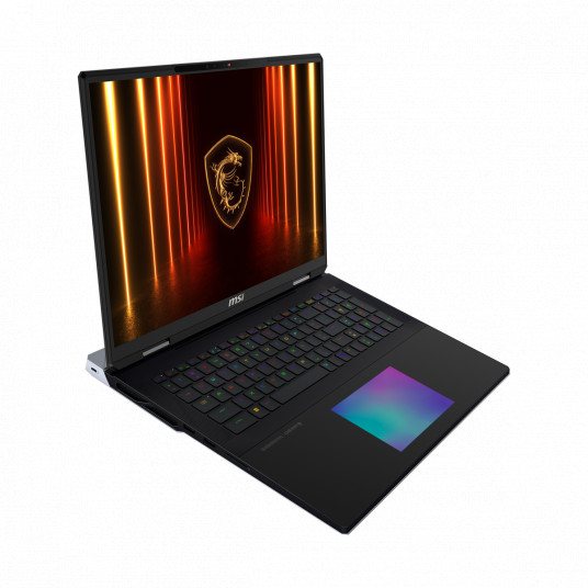 Klēpjdators MSI Titan 18 HX AI A2XWIG-073, 18 UHD+, Intel Core Ultra 9, RAM 64GB, 6TB SSD, NVIDIA GeForce RTX 5080, Windows 11 Pro, Core Black 001824-073
