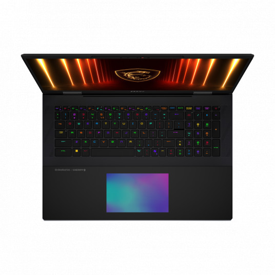 Klēpjdators MSI Titan 18 HX AI A2XWIG-073, 18 UHD+, Intel Core Ultra 9, RAM 64GB, 6TB SSD, NVIDIA GeForce RTX 5080, Windows 11 Pro, Core Black 001824-073