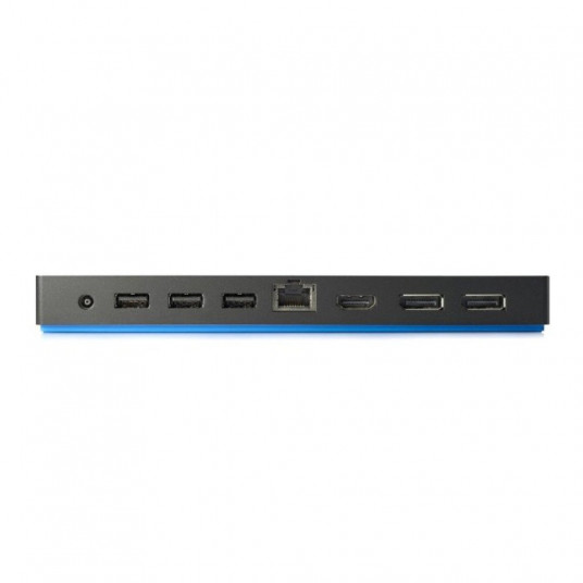 HP Elite USB-C Dock G4| 1 × USB 3.0| 1 × USB-C| 3,5 mm audio ligzda| 1 × Gigabit Ethernet| 1 × HDMI 2.0| 1 × DisplayPort| 2 × USB 3.0| 1 × USB 2.0| Atjaunināts/atjaunots