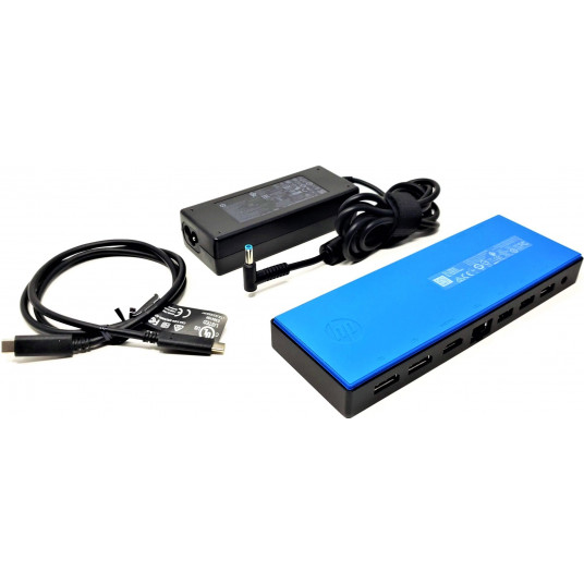 HP Elite USB-C Dock G4| 1 × USB 3.0| 1 × USB-C| 3,5 mm audio ligzda| 1 × Gigabit Ethernet| 1 × HDMI 2.0| 1 × DisplayPort| 2 × USB 3.0| 1 × USB 2.0| Atjaunināts/atjaunots