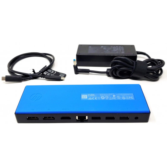 HP Elite USB-C Dock G4| 1 × USB 3.0| 1 × USB-C| 3,5 mm audio ligzda| 1 × Gigabit Ethernet| 1 × HDMI 2.0| 1 × DisplayPort| 2 × USB 3.0| 1 × USB 2.0| Atjaunināts/atjaunots