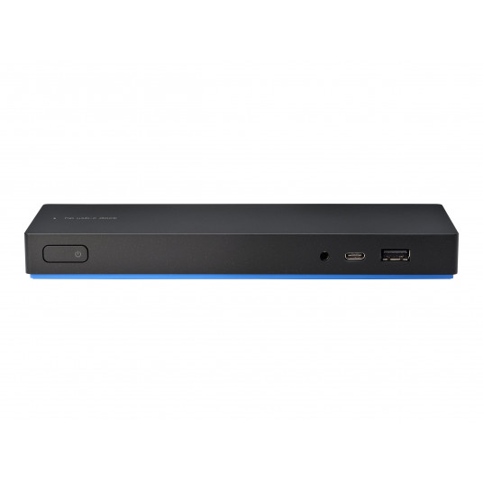 HP Elite USB-C Dock G4| 1 × USB 3.0| 1 × USB-C| 3,5 mm audio ligzda| 1 × Gigabit Ethernet| 1 × HDMI 2.0| 1 × DisplayPort| 2 × USB 3.0| 1 × USB 2.0| Atjaunināts/atjaunots