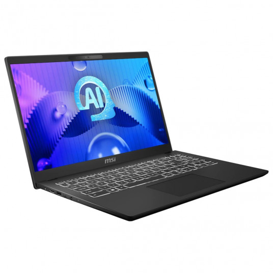 MSI Modern 15 H AI C1MG-081 - 15,6" FHD displejs, Intel Core Ultra 7 155H, 16 GB DDR5 RAM, 512 GB SSD, Windows 11 Home