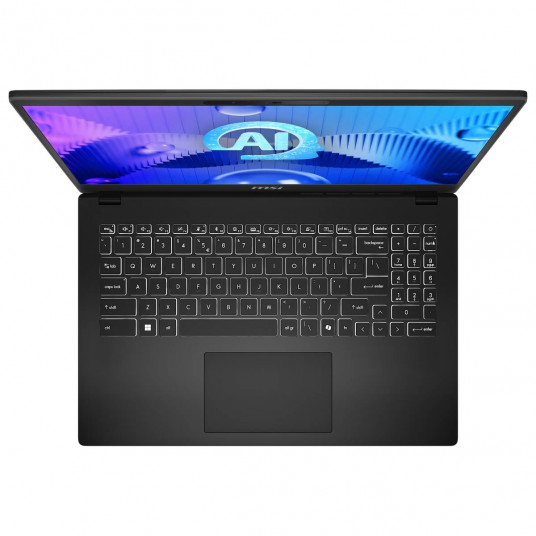 MSI Modern 15 H AI C1MG-081 - 15,6" FHD displejs, Intel Core Ultra 7 155H, 16 GB DDR5 RAM, 512 GB SSD, Windows 11 Home