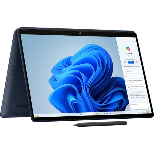 HP OmniBook Ultra Flip 14-fh0172ng, t.sk. HDMI adapteris un pildspalva 14" 2,8k OLED Touch 120 Hz, Intel Core Ultra 7 256V, 16 GB RAM, 2 TB SSD, Windows 11