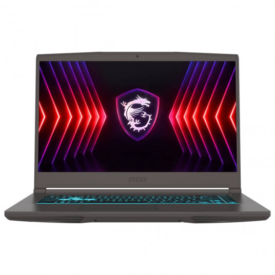 MSI Thin 15 B12VE-2448 - 15,6" FHD 144 Hz displejs, Intel Core i5-12450H, 16 GB RAM, 512 GB SSD, NVIDIA RTX 4050, FreeDOS
