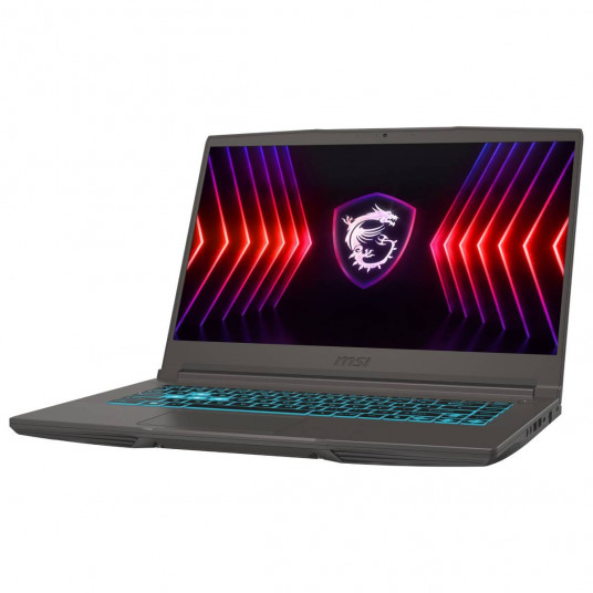 MSI Thin 15 B12VE-2448 - 15,6" FHD 144 Hz displejs, Intel Core i5-12450H, 16 GB RAM, 512 GB SSD, NVIDIA RTX 4050, FreeDOS
