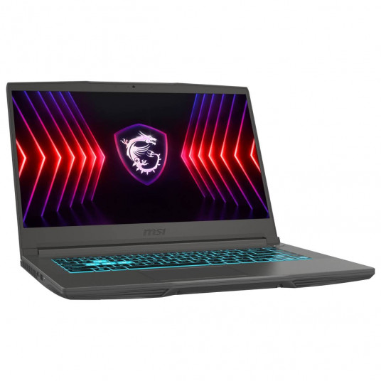 MSI Thin 15 B12VE-2448 - 15,6" FHD 144 Hz displejs, Intel Core i5-12450H, 16 GB RAM, 512 GB SSD, NVIDIA RTX 4050, FreeDOS