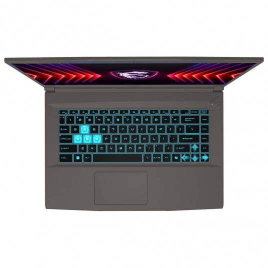 MSI Thin 15 B12VE-2448 - 15,6" FHD 144 Hz displejs, Intel Core i5-12450H, 16 GB RAM, 512 GB SSD, NVIDIA RTX 4050, FreeDOS