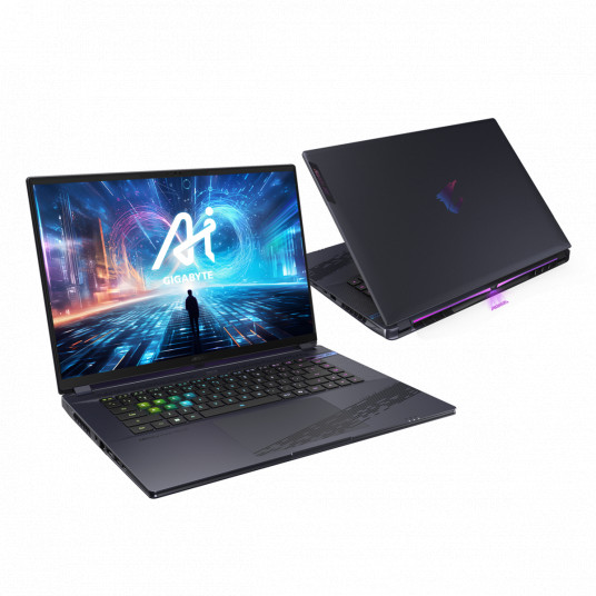 GIGABYTE AORUS 16X ASG-63DEC65SH — 16 collu QHD 165 Hz displejs, Intel Core i9-14900HX, 32 GB RAM, 2 TB SSD, NVIDIA GeForce RTX™ 4070, Windows 11 Home