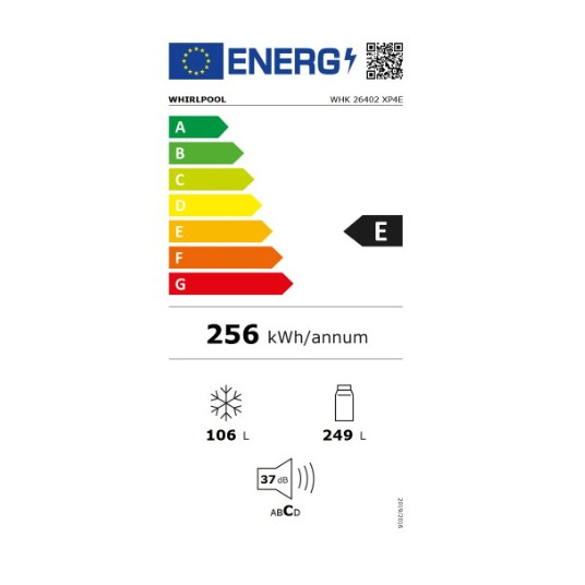 Ledusskapis Whirlpool WHK 26402 XP4E