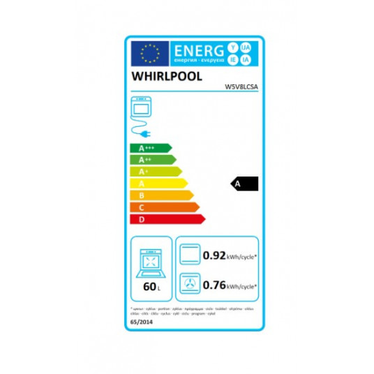 Elektriskā plīts Whirlpool W5V8LCSA