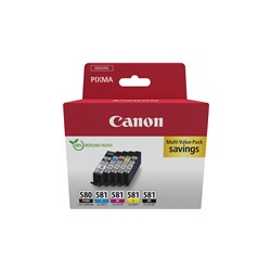 "Canon tinte PGI-580/CLI-581 2078C008 5er Multipack (BK/C/M/M/Y/PGBK)"