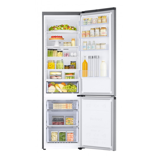 Samsung RB38C600ESA Stāvgalds 390 L E sudraba krāsā