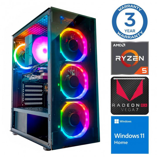 INTOP Ryzen 5 5600GT 8GB 500SSD M.2 NVME+2TB Radeon RX Vega 7 WIN11
